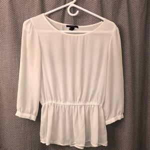 Ivory blouse
